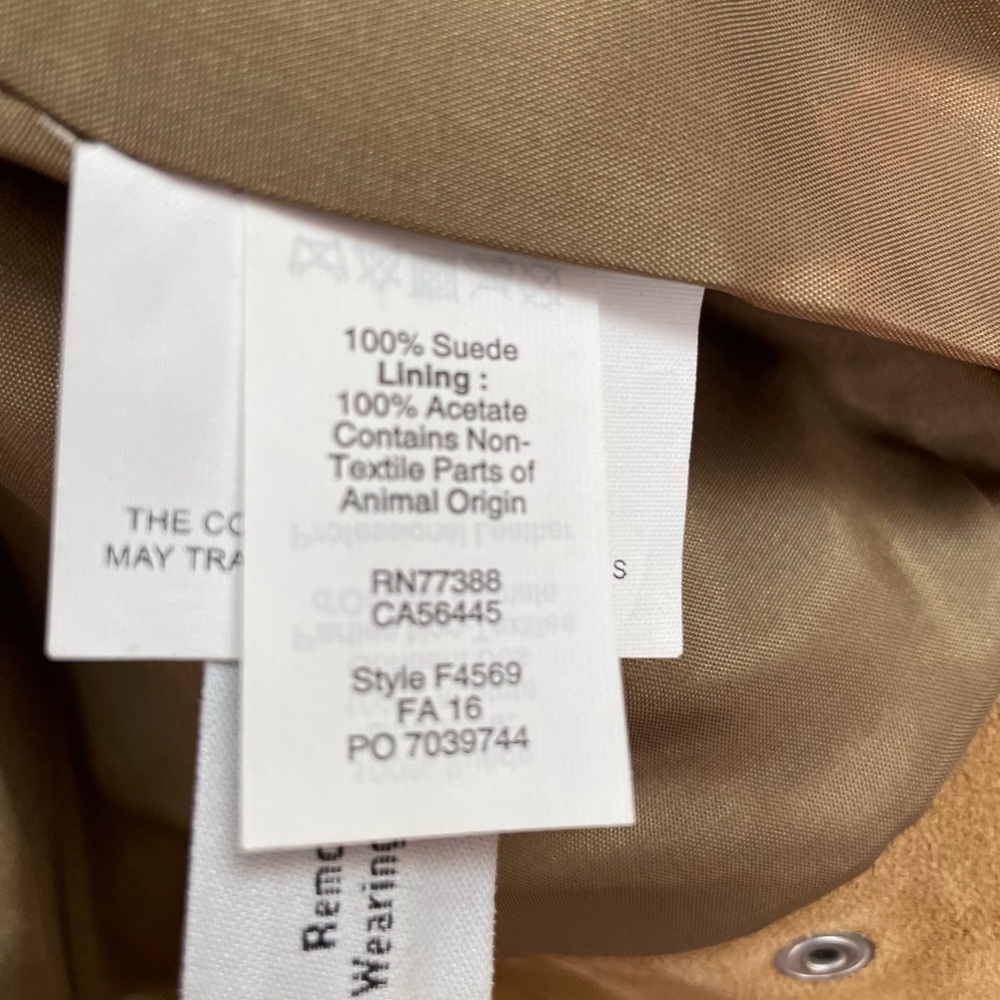 Madewell Suede Moto Jacket - Size Small - Picture 6 of 7
